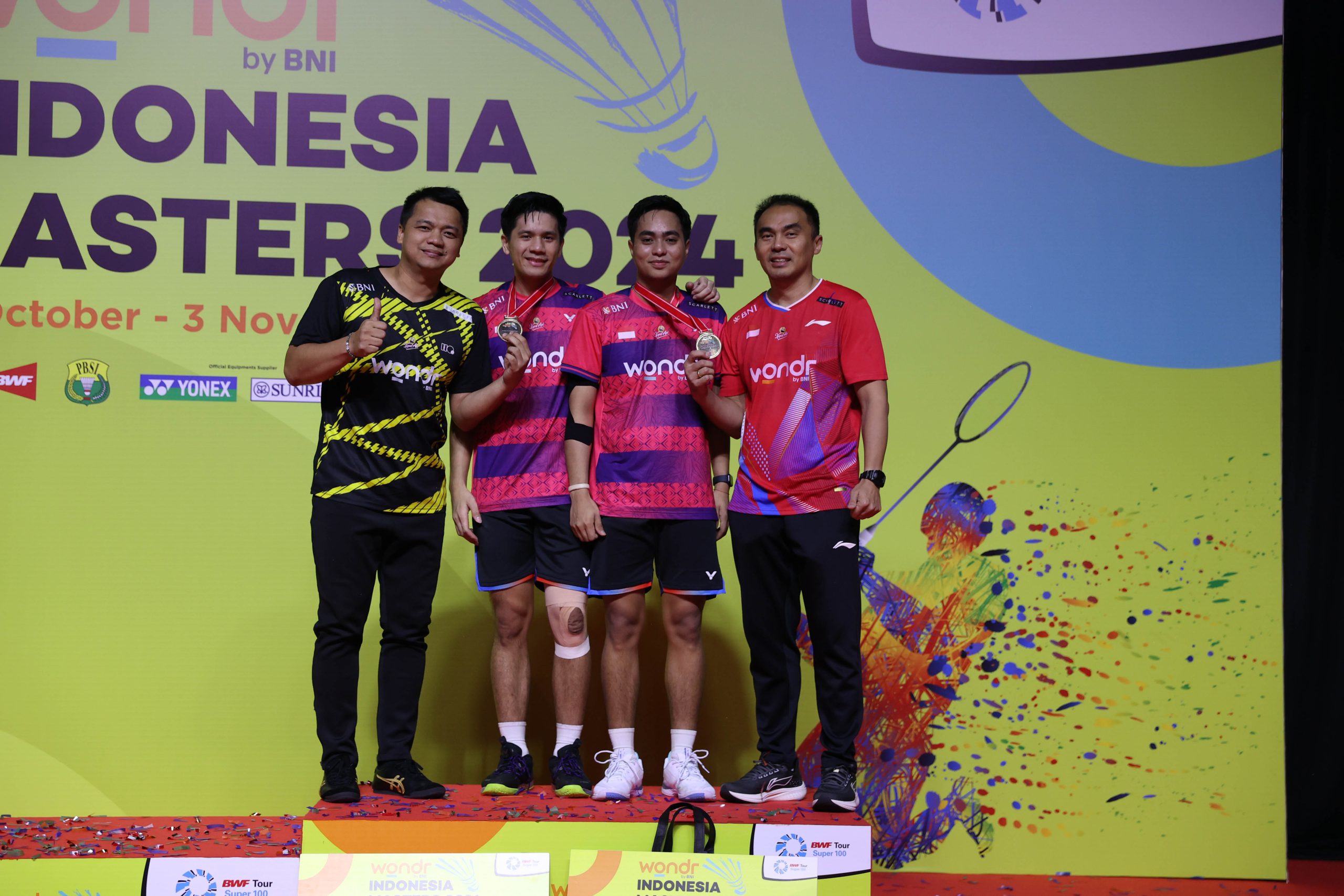 WONDR by BNI Indonesia Masters II Super 1002024 Apresiasi David Pohan