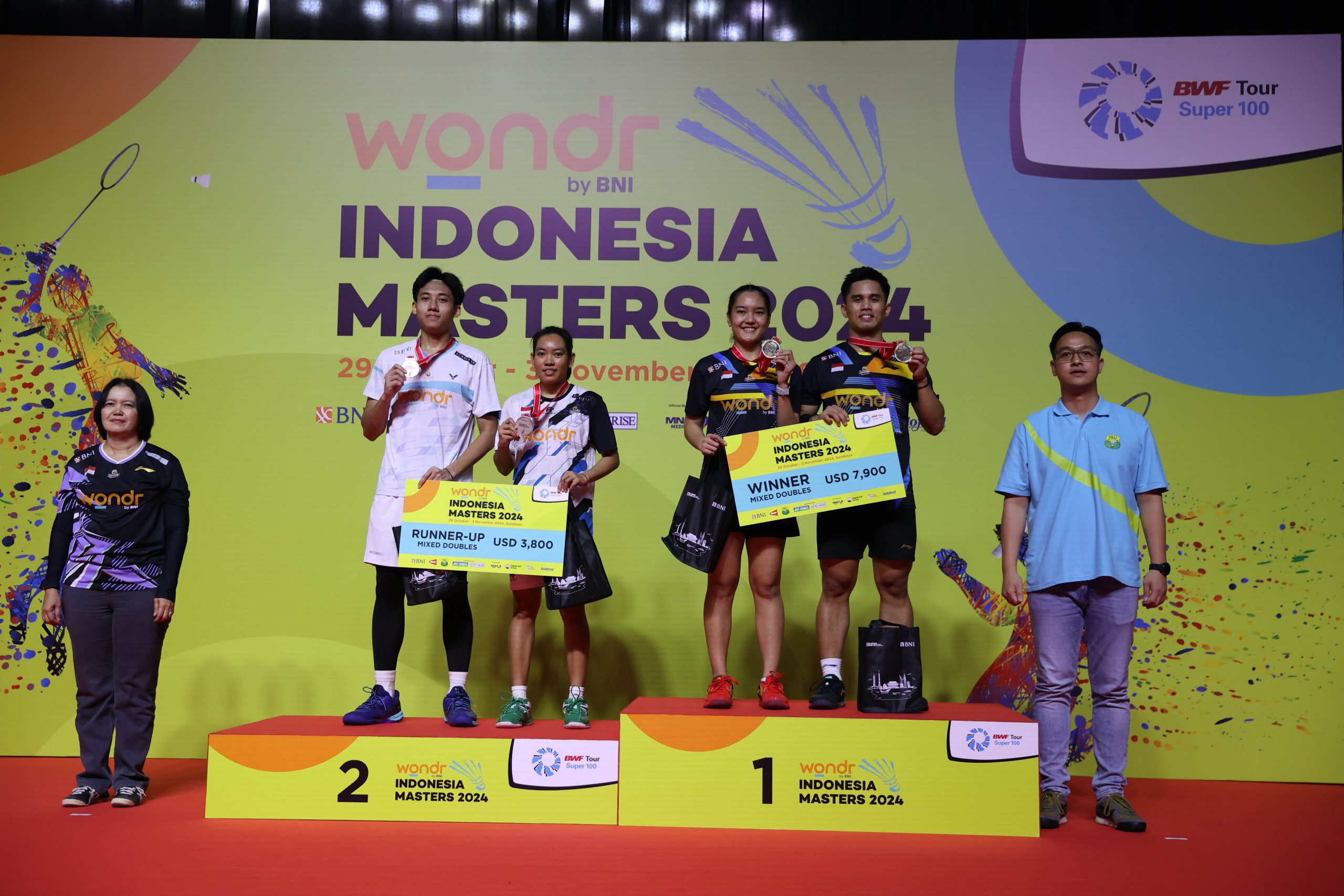 WONDR by BNI Indonesia Masters II Super 1002024 Amri/Nita Tuntaskan